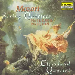 cd mozart - the cleveland quartet - quartet nos. 14 and 15 (1992)