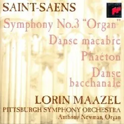 cd symphonie no. 3 avec orgue, danse macabre, phaeton newman, orgue