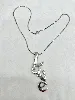 collier argent pendentif "love" argent 925 millième (22 ct) 20,63g