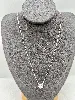 collier pandora argent halo scintillant rond argent 925 millième (22 ct) 3,80g