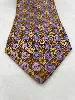 cravate leonard 100% soie à motifs coccinelles et fleurs