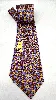 cravate leonard 100% soie à motifs coccinelles et fleurs