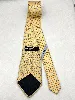 cravate salvatore ferragamo 100% soie fond jaune à motifs éléphants