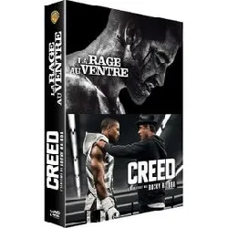 dvd creed + la rage au ventre - pack