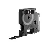 dymo d1 - étiquettes - blanc sur noir - rouleau (1,2 cm x 7 m) 1 rouleau(x) - pour labelmanager; labelpoint
