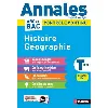 livre annales bac 2024 - histoire géographie terminale - corrigé