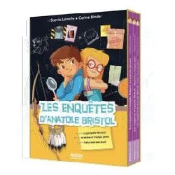 livre coffret bibliotheque 1 (t01 a t03) les enquetes d'anatole bristol