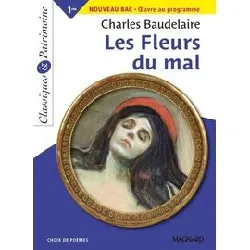 livre les fleurs du mal - classiques et patrimoine