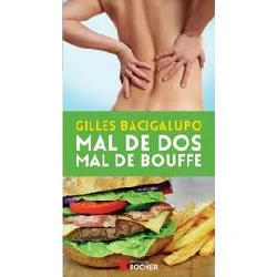 livre mal de dos, mal de bouffe