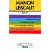 livre manon lescaut