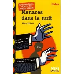 livre menaces dans la nuit