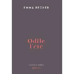 livre odile l'été