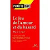 livre profil - marivaux : le jeu de l'amour et du hasard