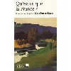 livre qu'est - ce que la france ?