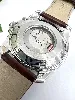 montre seiko kinetic automatique à remontage cinétique avec bracelet en cuir marron modèle 5m82-0be0