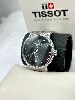 montre tissot t-classic carson powermatic 80 mouvement atomatique cadran noir boîtier et bacelet en acier argenté