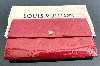 portefeuille louis vuitton sarah en cuir verni rouge