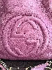 sac à main gucci soho cuir violet
