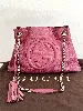 sac à main gucci soho cuir violet