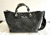 sac cabas emporio armani myea petit format en toile noire à bandoulière