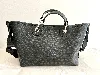 sac cabas emporio armani myea petit format en toile noire à bandoulière