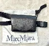 sac de ceinture/ pochette max & co taille l en cuir noir