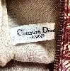 sac de voyage bowling christian dior vintage en tissu jacquard dior oblique et cuir couleur bordeau