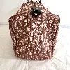 sac de voyage bowling christian dior vintage en tissu jacquard dior oblique et cuir couleur bordeau