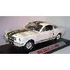 shelby mustang gt350h blanc bandes or - boite carton légèrement endommagée 1966 1/18 shelby collectible