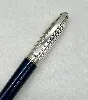 stylo plume st dupont ellipsis en résine bleu marine et plume en 14k