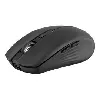 t'nb - souris - double connexion, rechargeable - 6 boutons - sans fil - bluetooth, 2.4 ghz - récepteur sans fil usb - noir