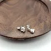 13045910 boucles d'oreilles serties d'oxydes argent 925 millième (22 ct) 1,8g