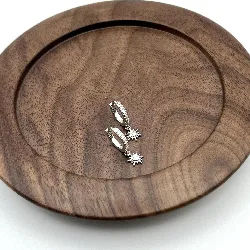 1638010 boucles d'oreilles creoles ornées d'oxydes à pendentifs etoiles argent 925 millième (22 ct) 1,32g argent 925 millième (22