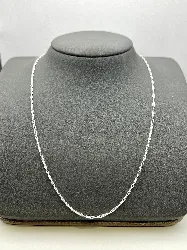 18600650 collier argent maille torsade l50cm argent 925 millième (22 ct) 2,43g argent 925 millième (22 ct) 2,43g