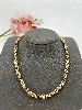 31220145 collier en maille singapour en acier doré
