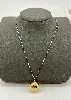 31221680 sautoir /collier bola en acier doré