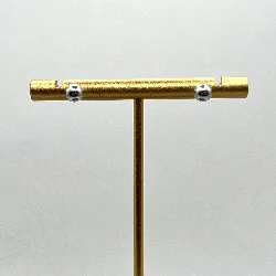 70240325 boucles d'oreilles puces rondes argent 925 millième (22 ct) 0,82g argent 925 millième (22 ct) 0,82g