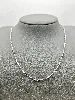 79191042 collier / chaîne argent maille forçat avec petits ronds l42 cm argent 925 millième (22 ct) 3,4g argent 925 millième (22 c