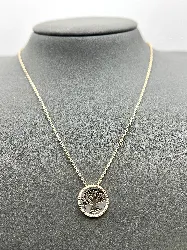 92214845 collier pl-or motif arbre de vie l45 cm