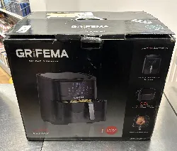 air fryer grifema gc2001 friteuse sans huile xxl6,5l/1800w avec écran tactile led, 12 programmes pour cuisson saine