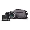 appareil photo hybride canon eos r100 noir + rf - s 18 - 45mm f/4.5 - 6.3 is stm + sac photo + carte sd 64 go