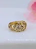bague bandeau motifs ajourés or 750 millième (18 ct) 3,80g