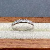 bague tour américain en argent sertie de oxydes argent 925 millième (22 ct) 2,08g
