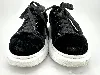 baskets alexander mcqueen en velour noir avec semelle oversiwe
