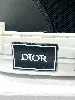 baskets dior montantes b23 en toile et cuir noires t38