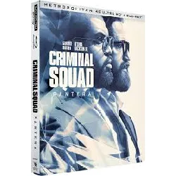 blu-ray criminal squad : pantera - 4k ultra hd + blu-ray - boîtier