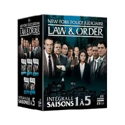 blu-ray new york, police judiciaire (law & order) - intégrale saisons 1 à 5 - blu - ray