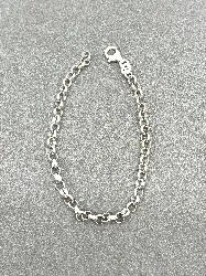bracelet argent maille jaseron  argent 925 millième (22 ct) 3,11g