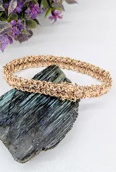 bracelet souple en or maille fantaisie or 750 millième (18 ct) 14,44g