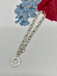 bracelet thomas sabo maille marine argent 925 millième (22 ct) 8,76g